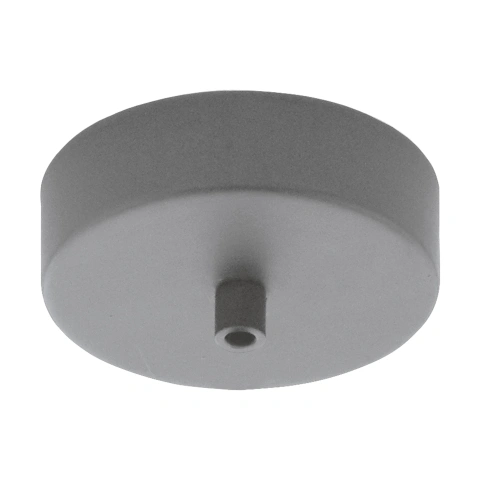Canopy 1-fold, surface mounted dust-grey (RAL 7037) IP20