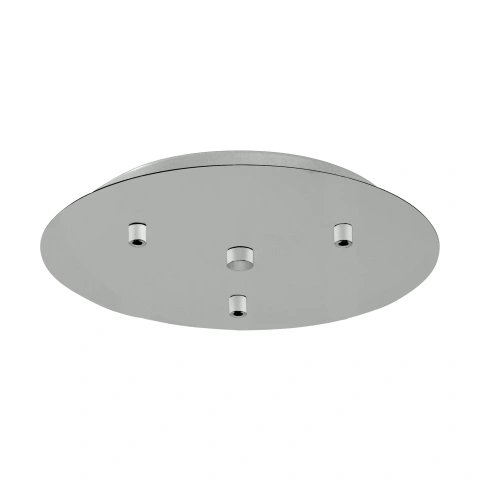 Canopy 3-fold, surface mounted dust-grey (RAL 7037)