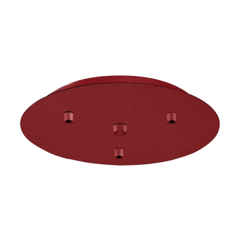 Canopy 3-fold, surface mounted traffic red (RAL 3020)