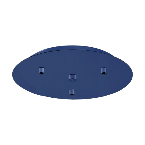 Canopy 3-fold, surface mounted gentian blue (RAL 5010)