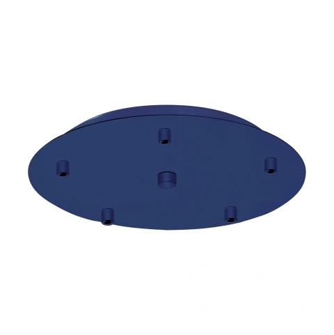 Canopy 5-fold, surface mounted gentian blue (RAL 5010)