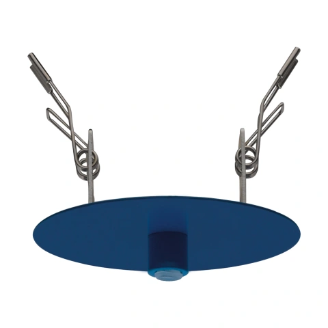 Canopy 1-fold, recessed mounted gentian blue (RAL 5010)