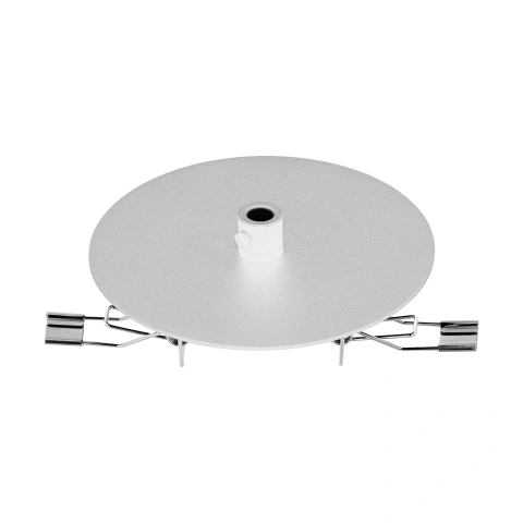 Canopy 1-fold, recessed mounted white