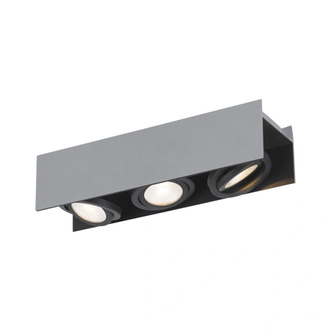 Vidago Pro / 3flg., DALI dimmable 3x9W 4000K silver IP20