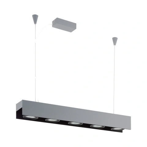 Vidago Pro DALI dimmable 5x9W 4000K silver /black IP20