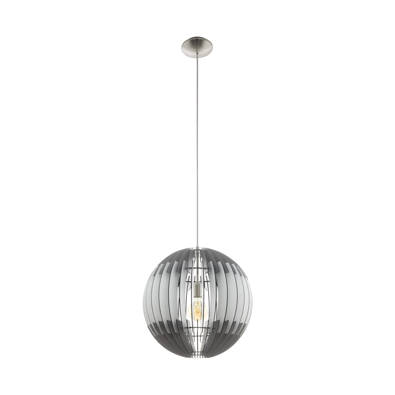 Pendant luminaire "Olmero Pro" 60W grey-white-grey IP20