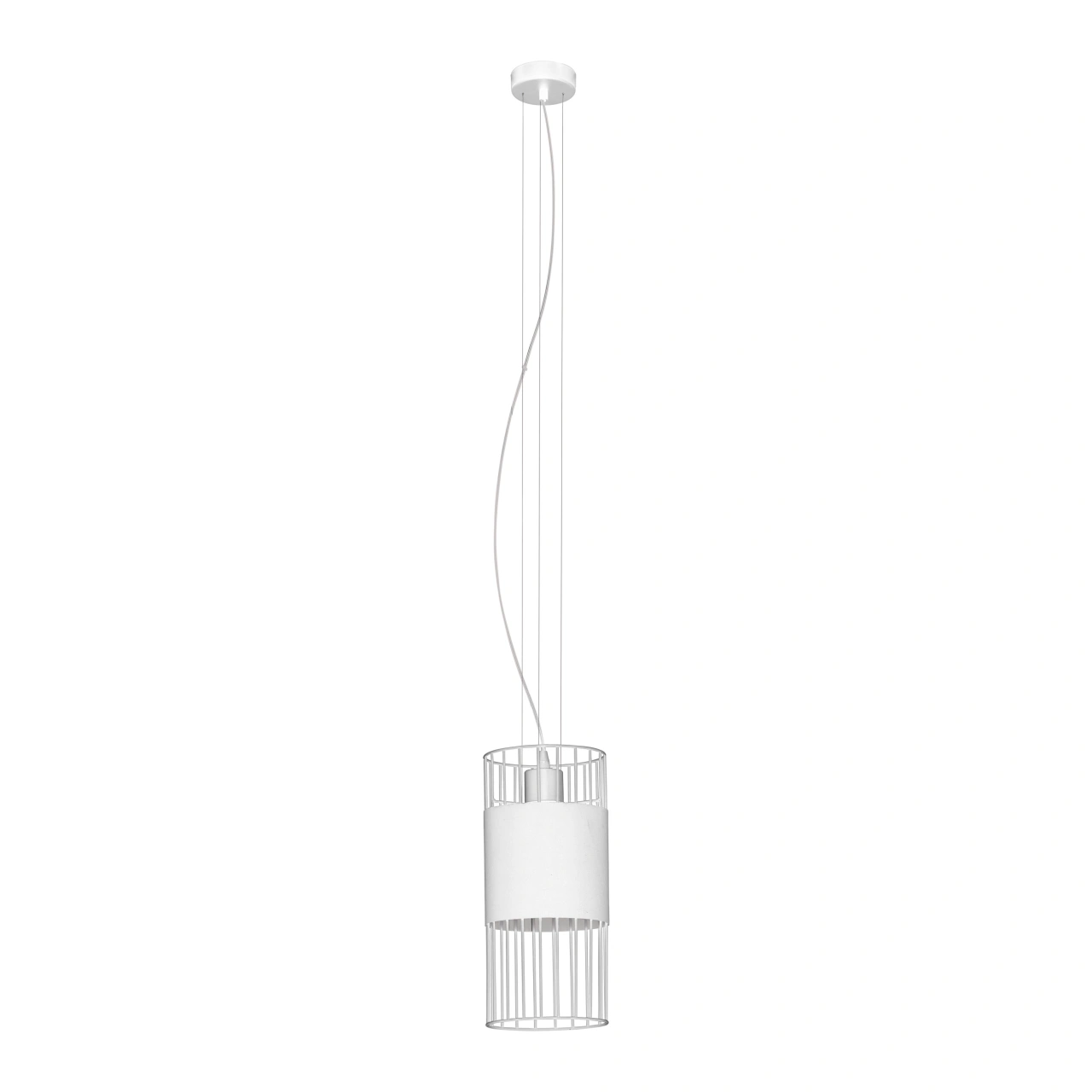 Pendant luminaire "Shilton" E27 60W white