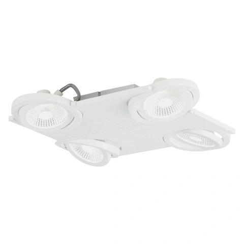 Brea Pro 4flg. 4x 9W 4000K white IP20