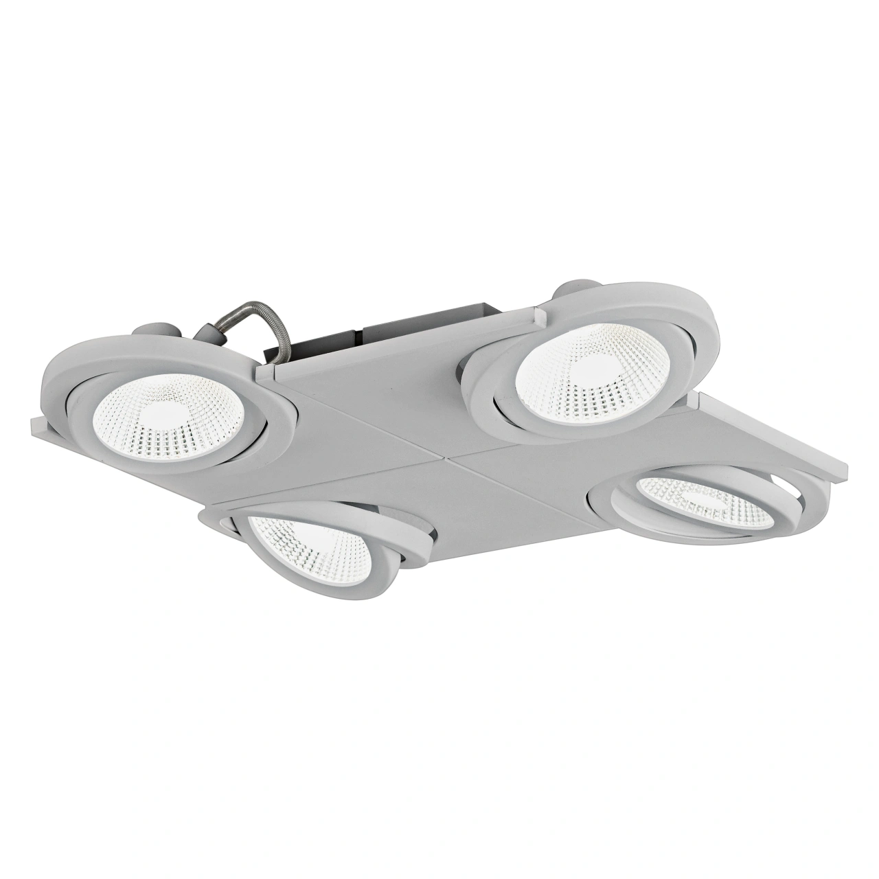 Brea Pro 4flg. 4x 9W 3000K silver IP20