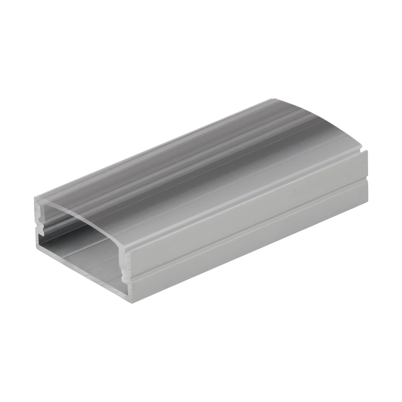 LED-Stripe Profile RE Clear cover, anodized, 2000mm