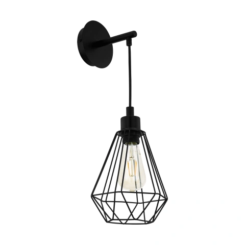 Shade for Wall luminaire Marausa black IP20
