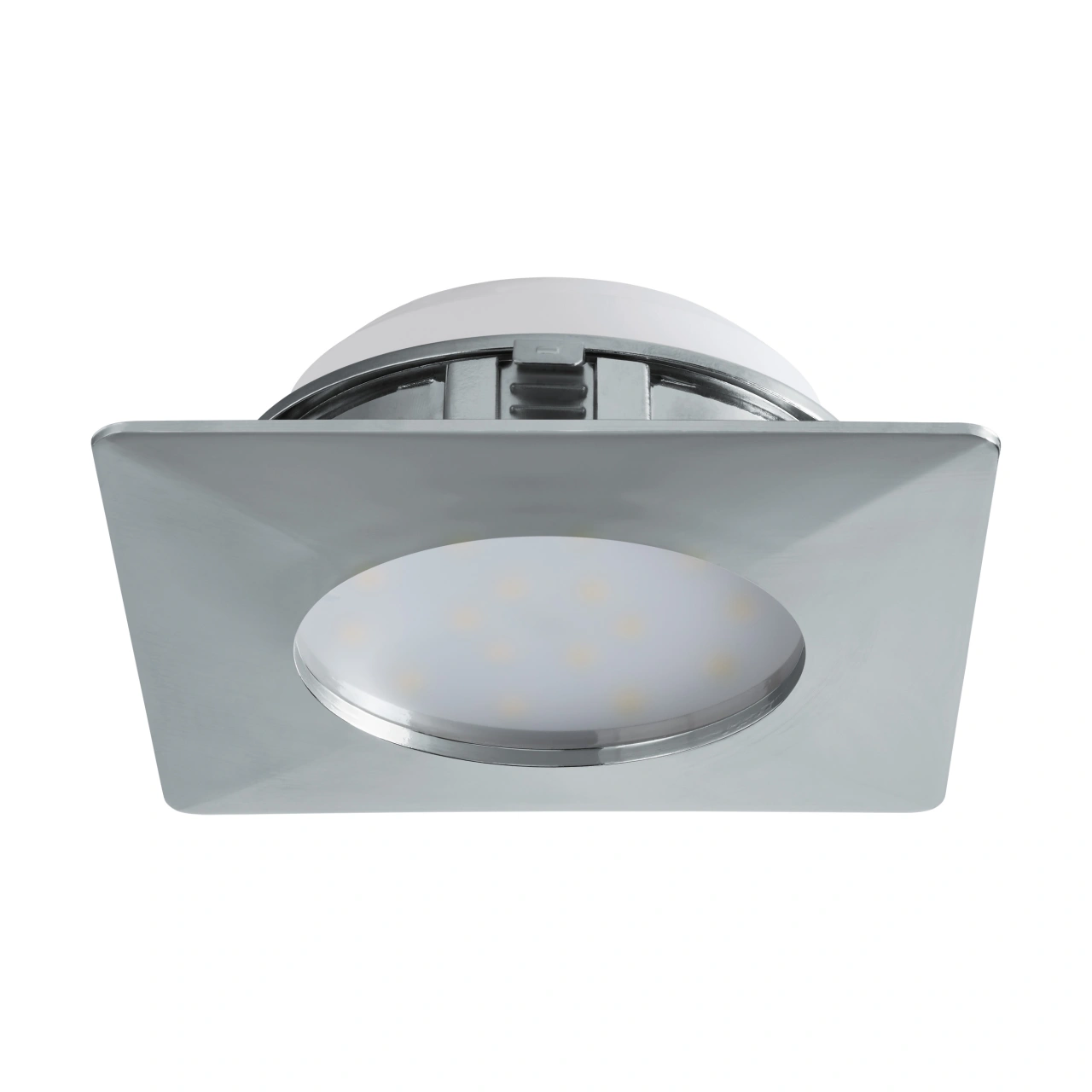 Pineda square / fixed 12W 3000K chrome IP20