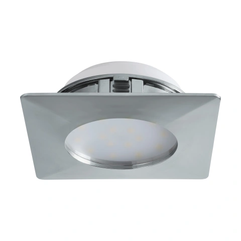 Pineda square / fixed 12W 3000K chrome IP20