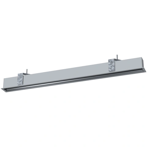 Empty profile recessed Cable harness, L-2850mm Alu anodized