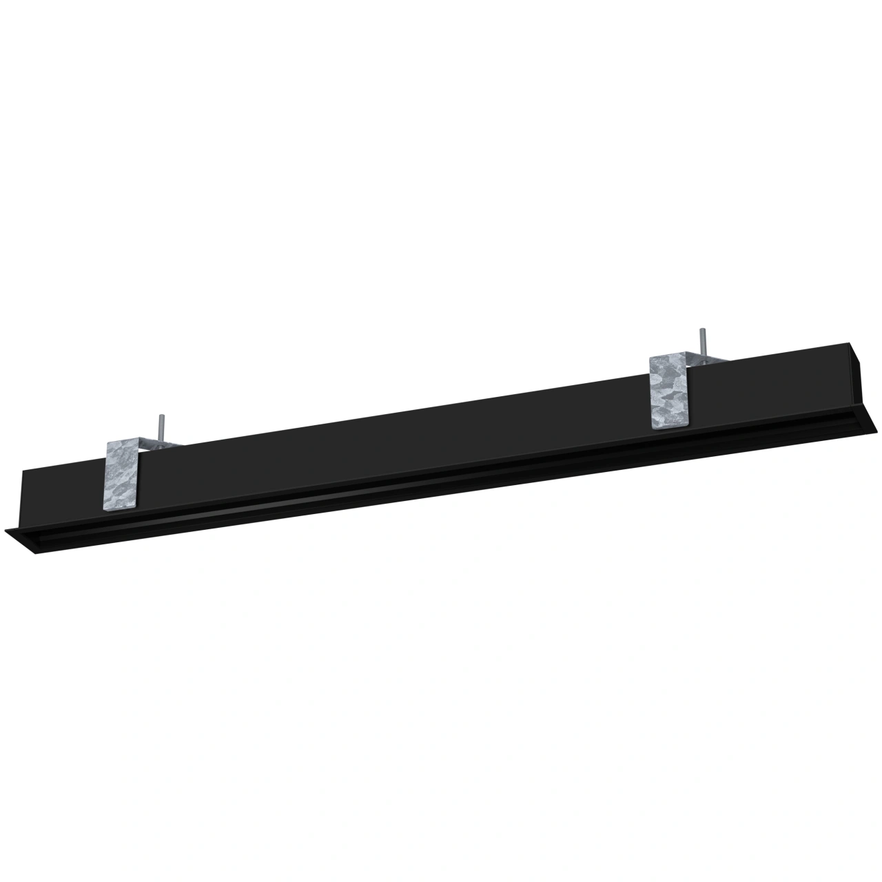 Empty profile recessed Cable harness, L-1995mm black IP20