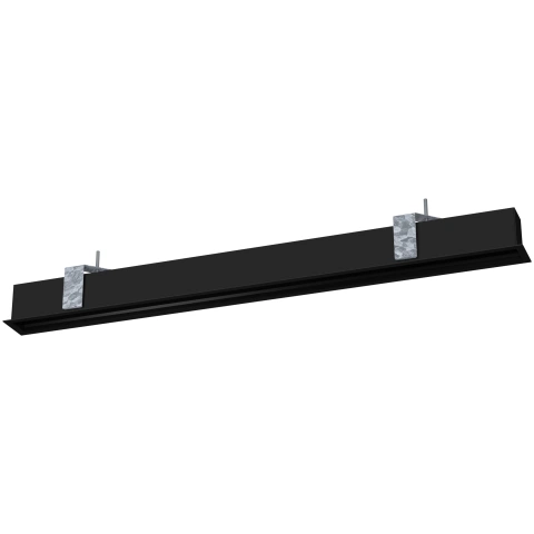 Empty profile recessed Cable harness, L-2850mm black IP20