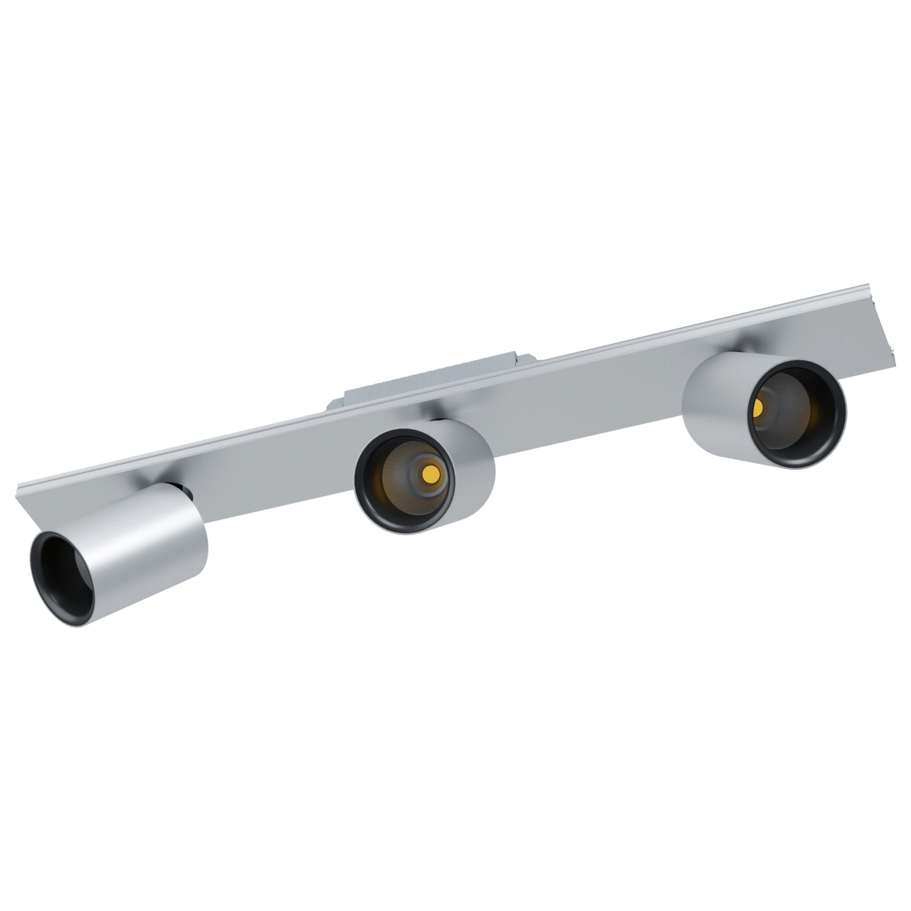 Module 3flg. Spotlight 26W 3000K aluminium anodised L-570mm