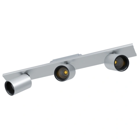 Module 3flg. Spotlight 26W 3000K aluminium anodised L-570mm