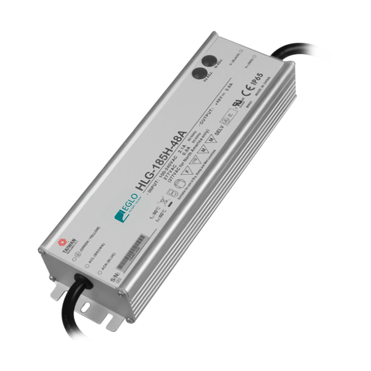Trafo Mean Well HLG 185W 24V/DC IP67 MM 185W IP67