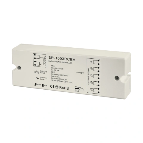 LED RF Controller RGBW receiver 4x8A 768W 24V 768W IP20