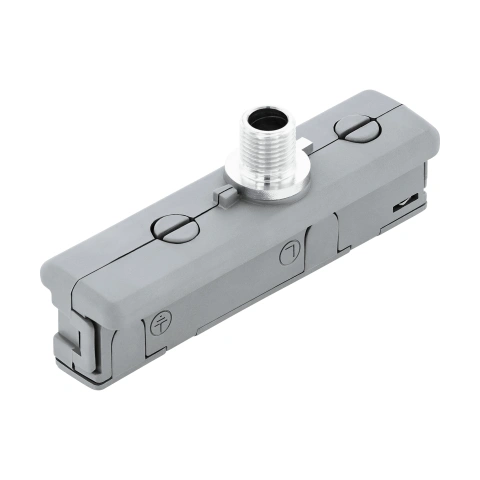 "Villanova 1" / 1-Phase Adapter with strain relief grey