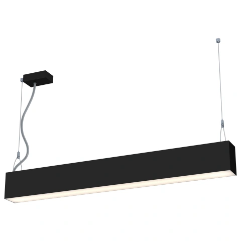 Profile luminaire PL 130W 4000K 17946lm DALI black L-2850mm