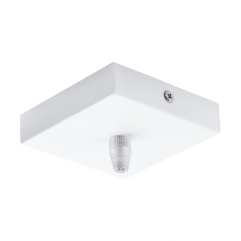 CEILING CANOPY 1-FACH, SQUARE 95X95X25 alb