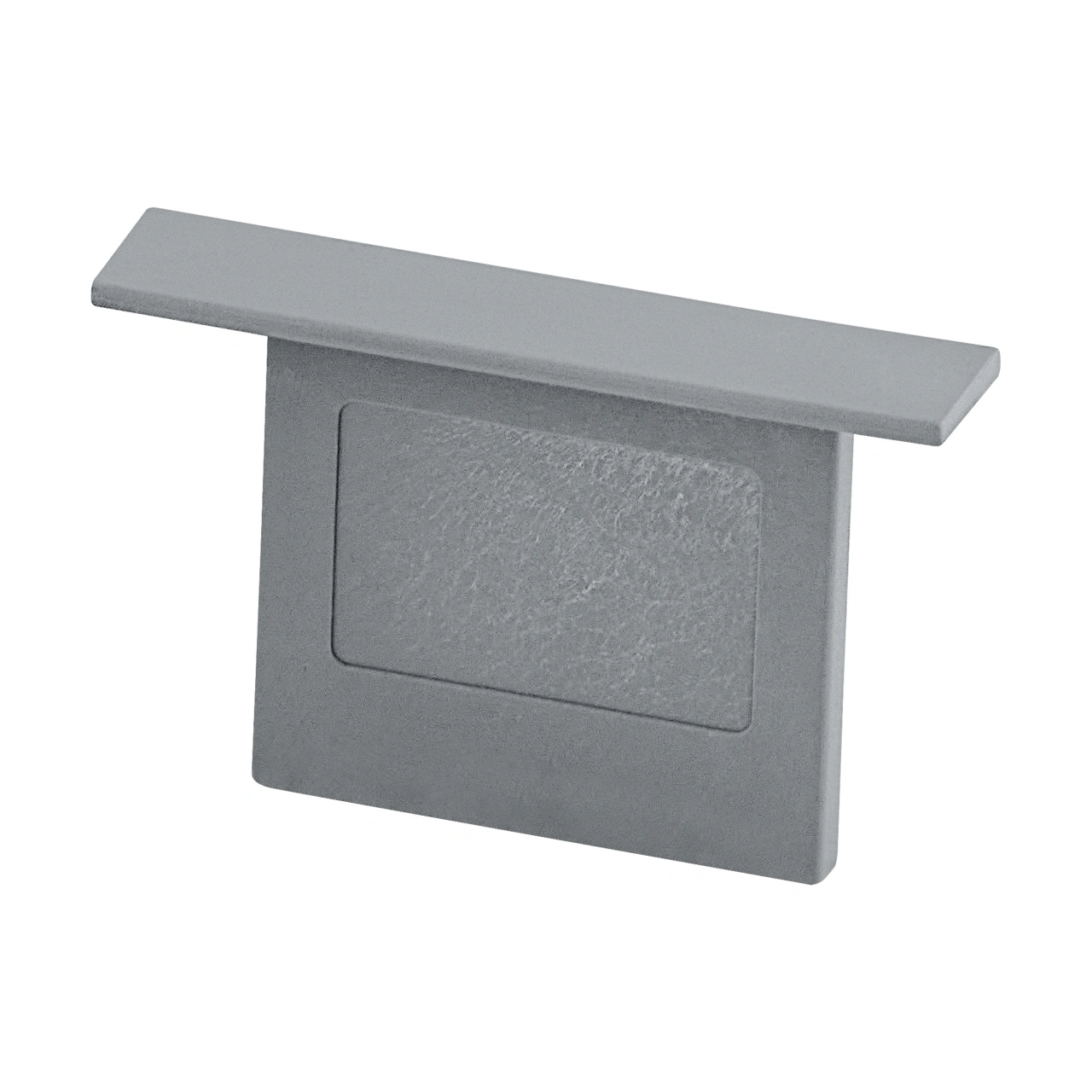TRACK ON 3-Phases recessed end cap argintiu (1 pcs)