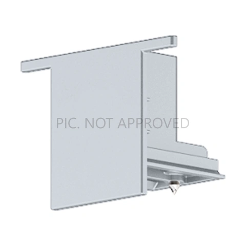 TRACK ON END CAP MOUNTING DALI argintiu