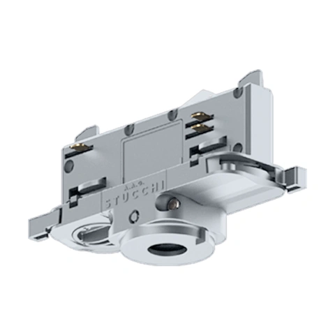TRACK ON 3-PHASE ADAPTER INCL. STRAIN RELIEF DALI argintiu