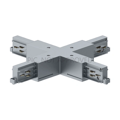 TRACK ON 3 PHASE X-CONNECTOR DALI negru