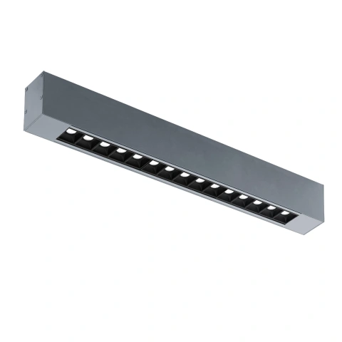 ALBAVILLA LED-SURFACE PROFILE L-403 argintiu 30° 3000K
