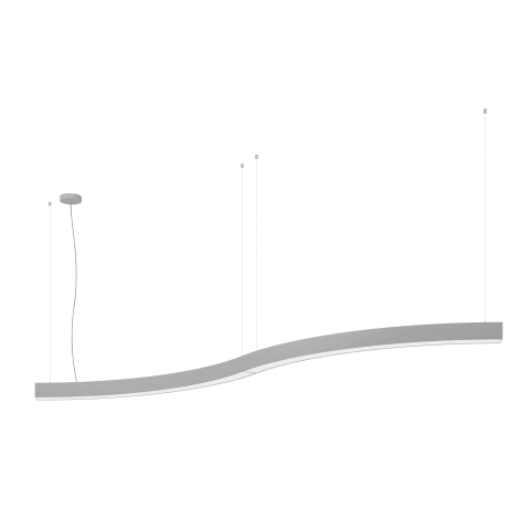 PASTRENGO 3 Snake 32W 3125lm 830 230V LED argintiu Dali