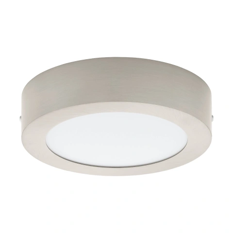 Plafoniera LED Ø170 nichel-mat 'FUEVA PRO'