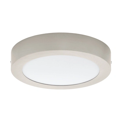 Plafoniera LED Ø225 nichel-mat 'FUEVA PRO'