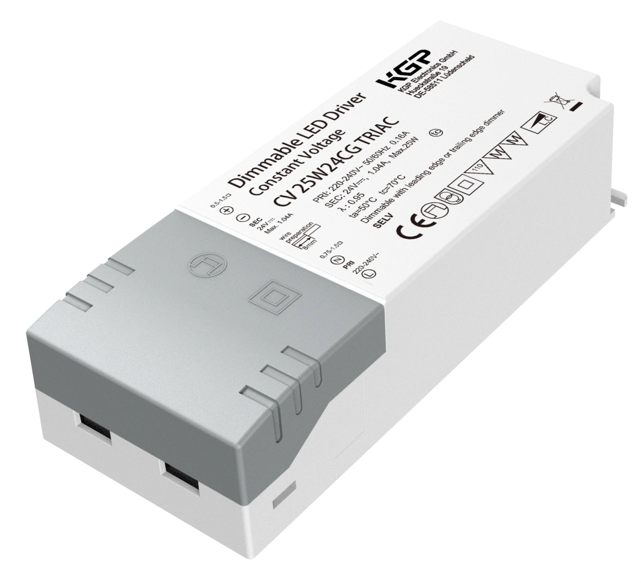 LED-DRIVER KONSTANTSPANNUNG 25W TRIAC