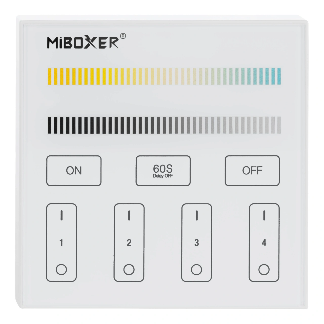 RF-PANEL-FERNBEDIENUNG 4-ZONE (CCT)
