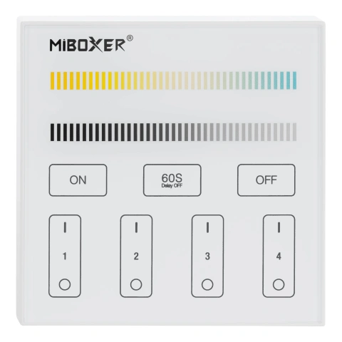 RF-PANEL-FERNBEDIENUNG 4-ZONE (CCT)