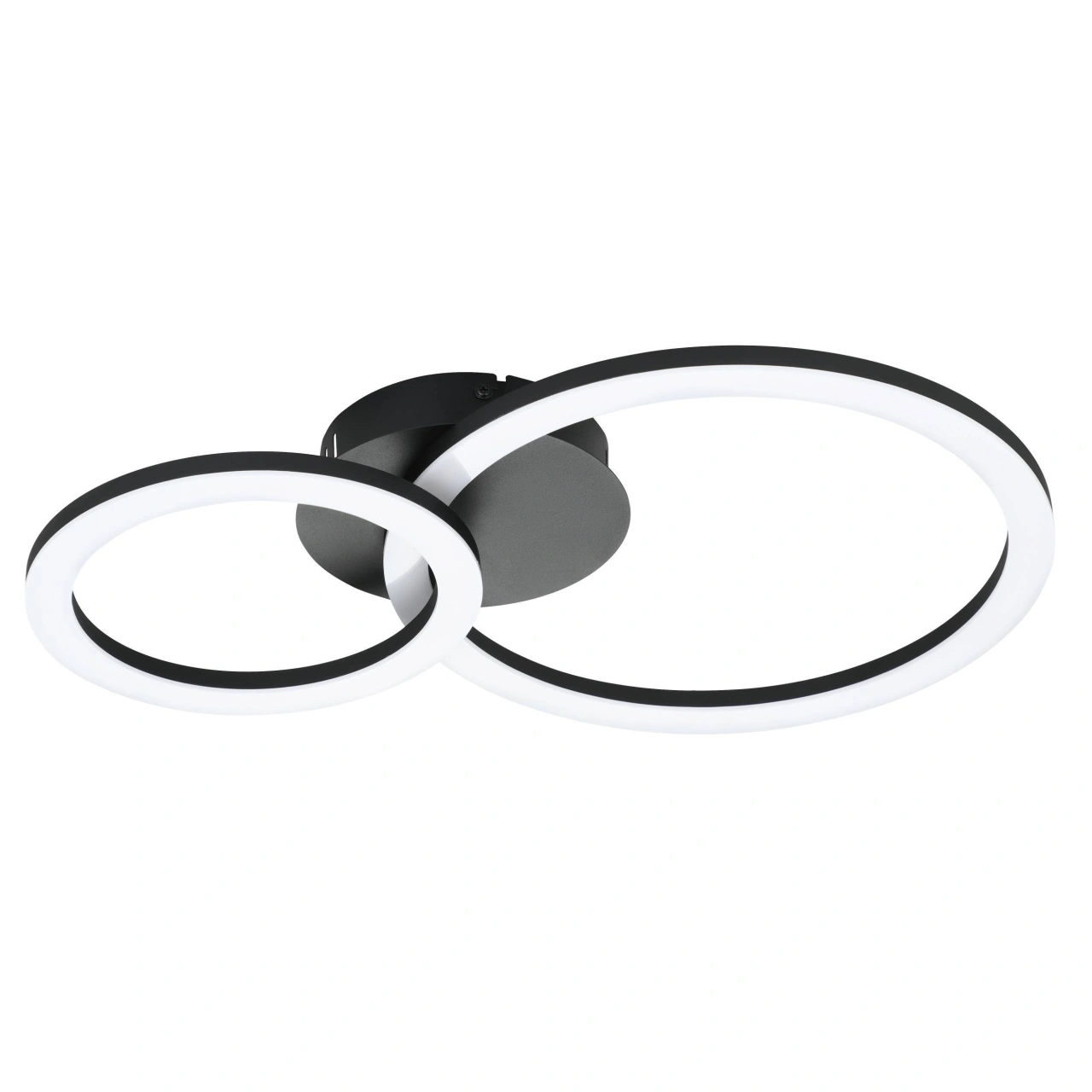 PARRAPOS-Z CL 15W 2100lm tuneable white 545X445, negru/alb