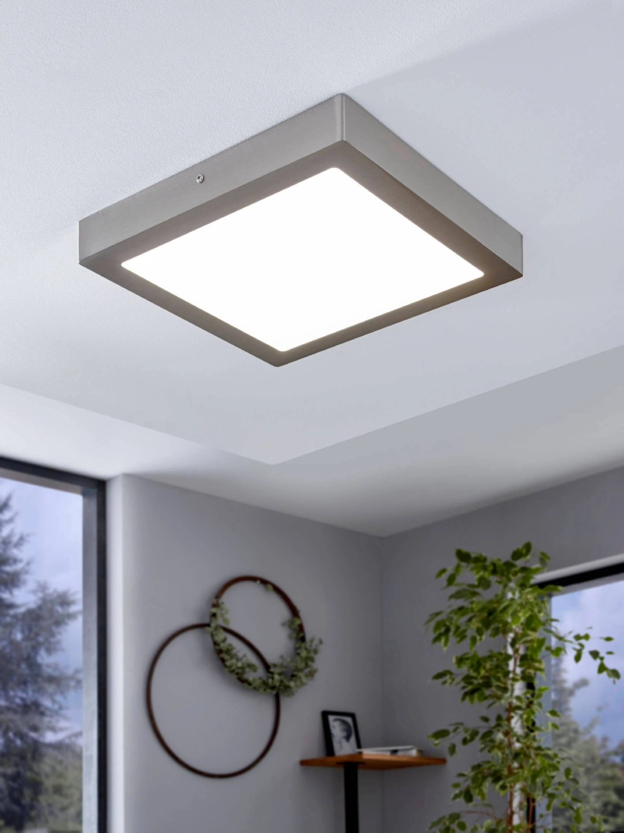 Fueva-C 21W LED-BLUETOOTH®-RGB/CCT Spot 300x300 nichel