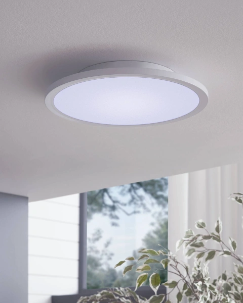 Sarsina-C 16W LED 230V RGB/CCT Ø300 incl. telecomanda wh