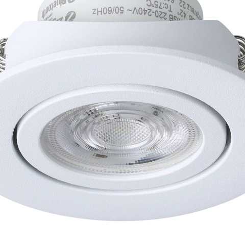 SALICETO-Z DL 5W 400lm RGB+TW, Ø88, alb_1