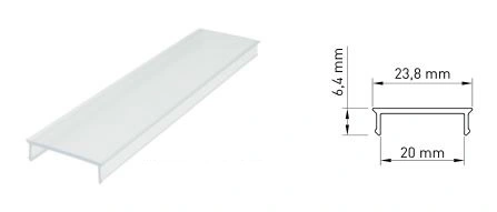 PMMA Cover TB flat / transparent 2m_1