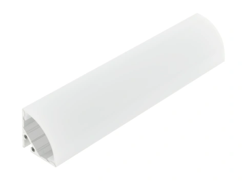 PMMA capac SP rotund opal - L-2000mm B-25mm H-25mm