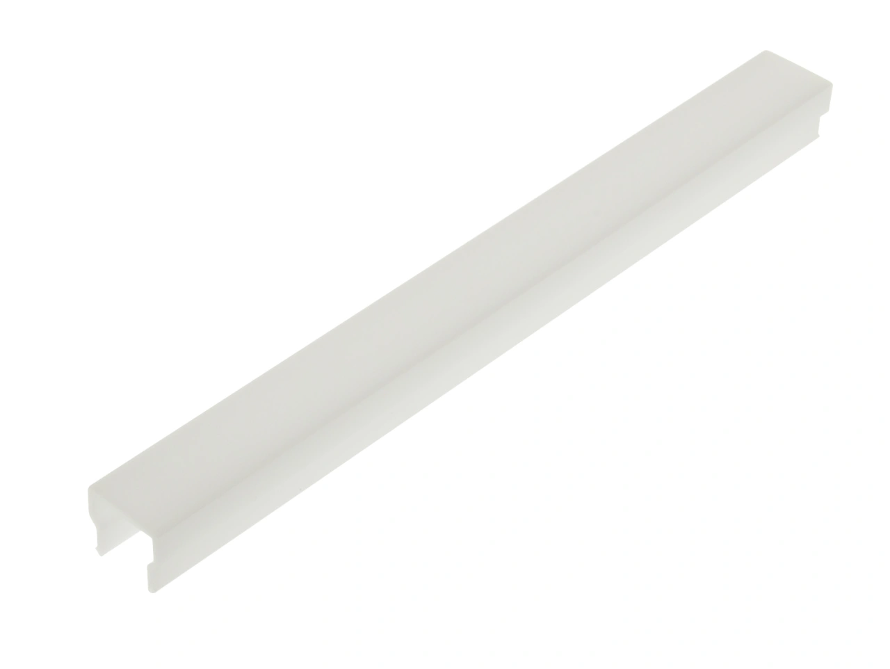 PMMA capac KLR patrat opal - L-2000mm B-14mm H-12,4mm