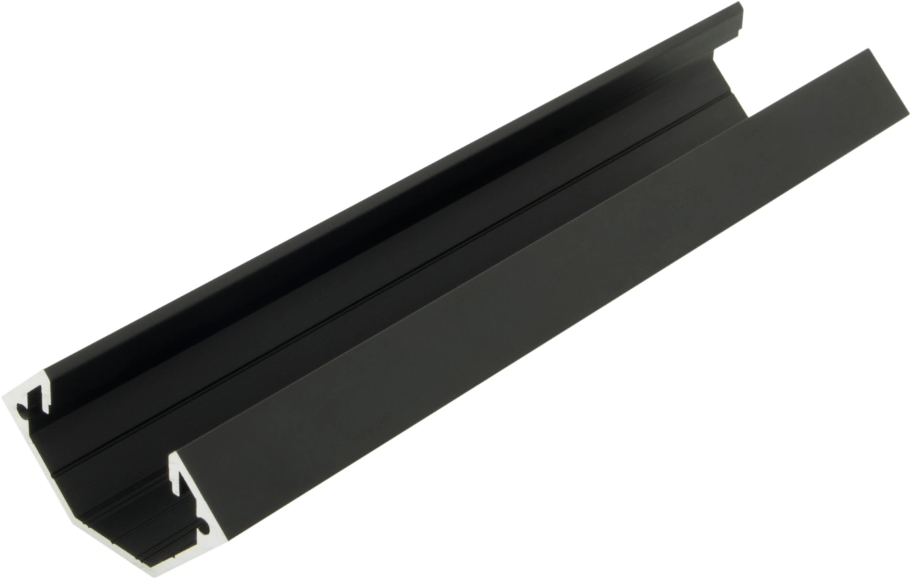 Profil din aluminiu TBE L-2000mm L-40mm H-14,5mm negru