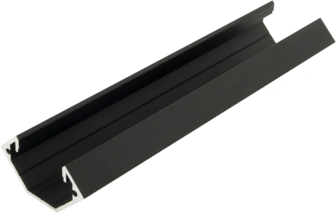 Profil din aluminiu TBE L-2000mm L-40mm H-14,5mm negru