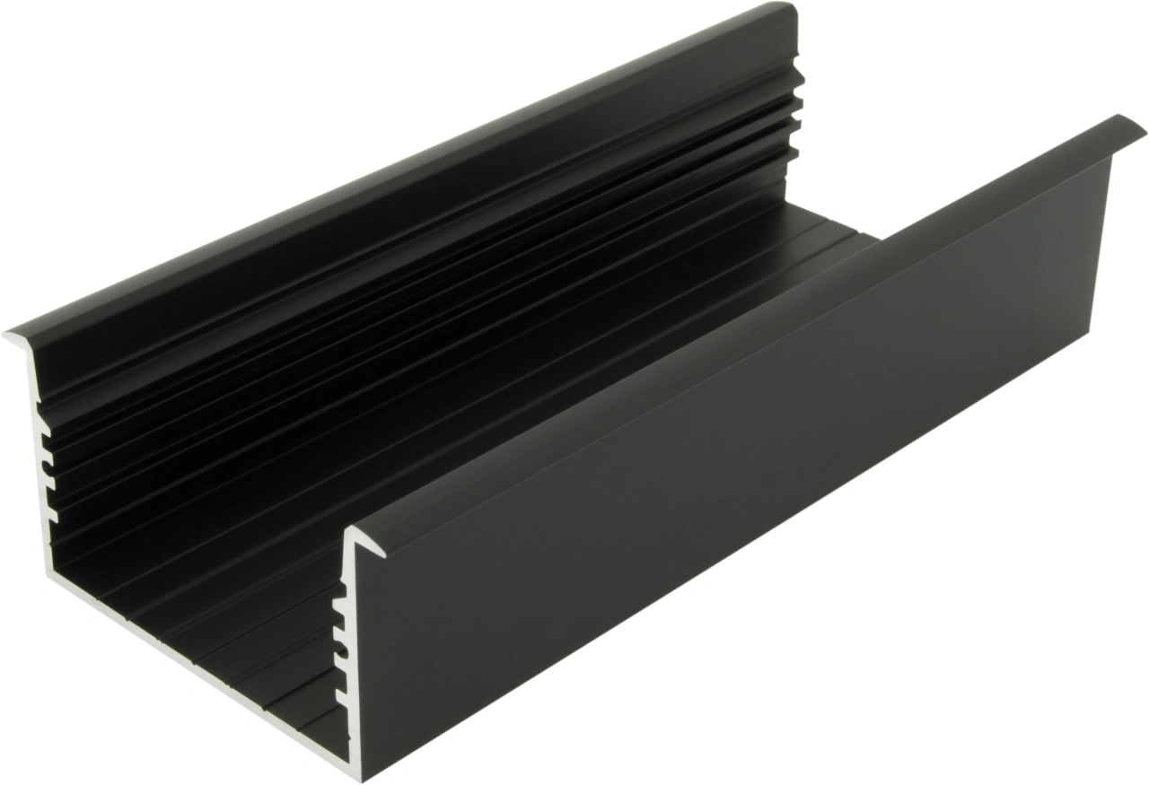 Profil din aluminiu SLI, L-2000mm L-60mm H-36mm negru