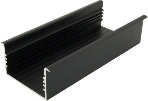 Profil din aluminiu SLI, L-2000mm L-60mm H-36mm negru