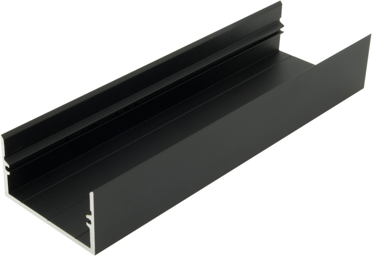 Profil din aluminiu MFL L-2000mm L-45mm H-25mm negru
